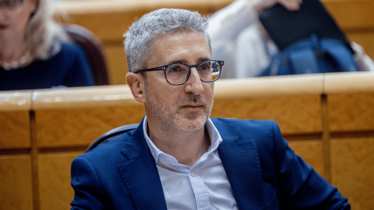 El ministro de Hacienda, Arcadi Espa&ntilde;a, durante una sesi&oacute;n plenaria en el Senado, a 26 de mayo de 2026, en Madrid (Espa&ntilde;a). - Ricardo Rubio - Europa Press