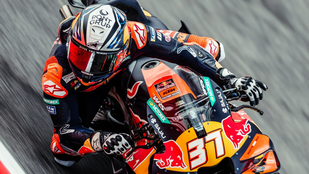 Pedro Acosta durante el GP de Italia de MotoGP.