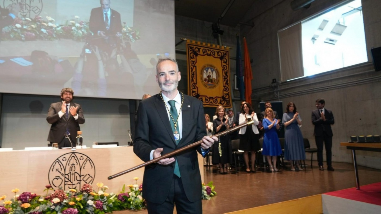 El nuevo rector de la Universidad de Murcia, Samuel Baixauli.