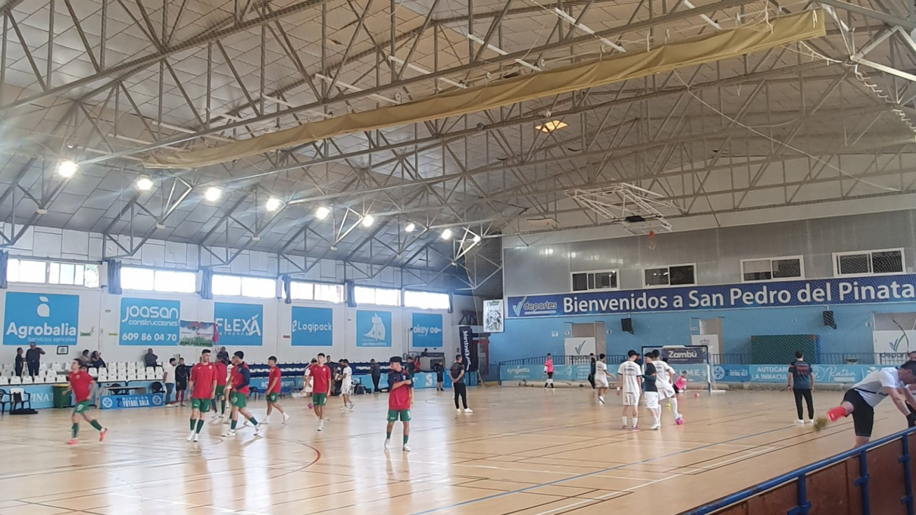 El Zambú Pinatar empata ante el Leganés (2-2). El Zambú Pinatar empata ante el Leganés (2-2).