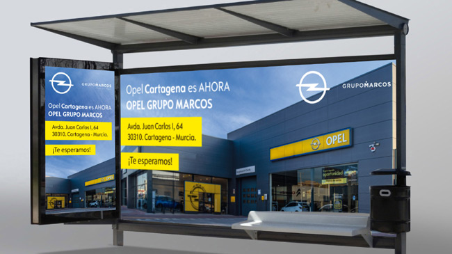 Campa&ntilde;a de relanzamiento de Opel en Cartagena