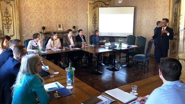 Presentaci&oacute;n del proyecto en la C&aacute;mara de Comercio de Tur&iacute;n