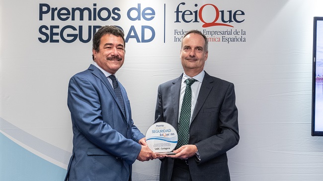 Juan Alemany, director del complejo, recoge el premio en Madrid