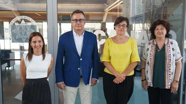 Irene Escu&iacute;n, &Aacute;ngel Rafael Mart&iacute;nez, Natalia Carbajosa y Mar&iacute;a del Mar V&aacute;zquez