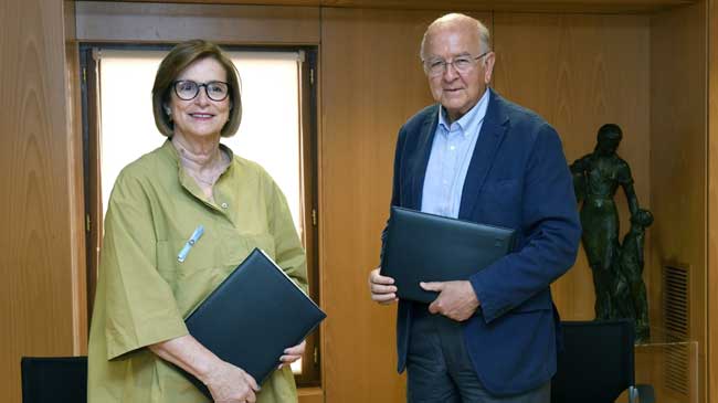 Amparo Marzal y Carlos Egea