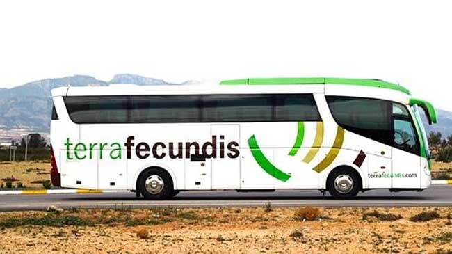 Autob&uacute;s de la flota de Terra Fecundis