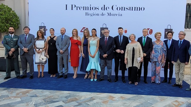 Galardonados en la I edici&oacute;n de los Premios de Consumo Regi&oacute;n de Murcia