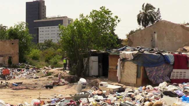 Poblado chabolista en Murcia