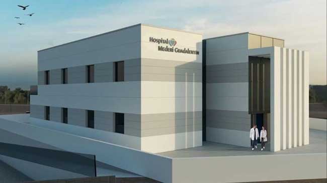 Recraci&oacute;n virtual del futuro hospital Mederi Guadalent&iacute;n