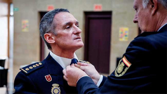 Ignacio del Olmo en su toma de posesi&oacute;n como comisario principal de Valencia