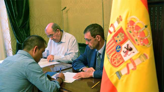 Imagen de archivo de una jura de nacionalidad