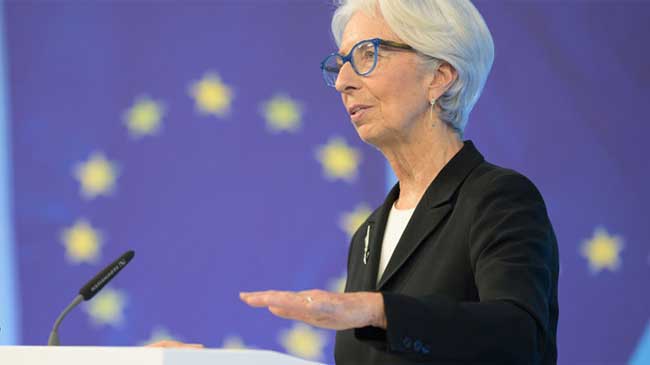 Christine Lagarde, presidenta del Banco Central Europeo