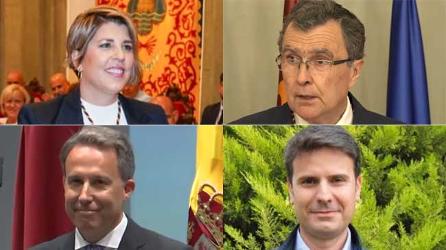 Noelia Arroyo, Jos&eacute; Ballesta, Fulgencio Gil y  Jos&eacute; &Aacute;nge Alfonso