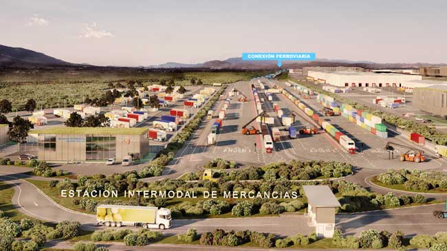 Recreaci&oacute;n de la futura estaci&oacute;n intermodal