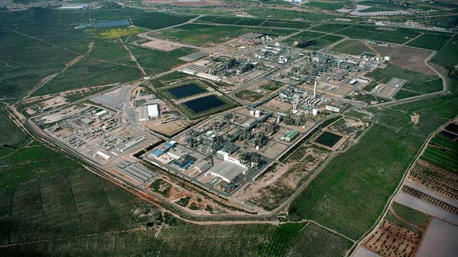 Terrenos de Sabic sobre los que se levantar&aacute; la planta