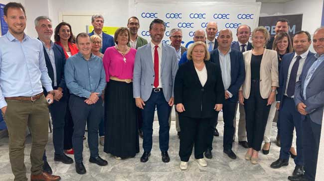 Representantes de las entidades reunidas en Cartagena