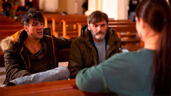 Los actores &Oacute;scar Casas y Fernando Tejero en un mometo de la pel&iacute;cula