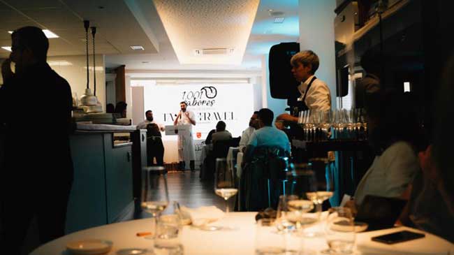 El chef David L&oacute;pez, de &lsquo;Local de Ensayo&rsquo;, interviene en el evento celebrado en el restaurante &lsquo;Ababol&rsquo;, de Albacete