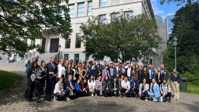 Representantes del Consistorio murciano en Bruselas