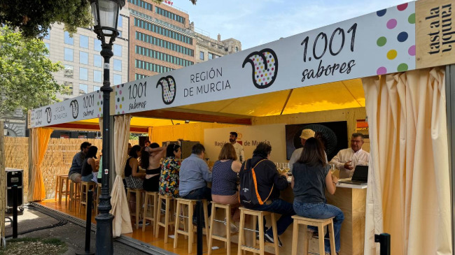 Stand de '1.001 sabores' en la feria 'Tast a La Rambla'