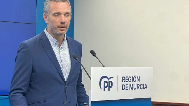 Joaqu&iacute;n Segado, portavoz del Partido Popular en la Asamblea Regional.