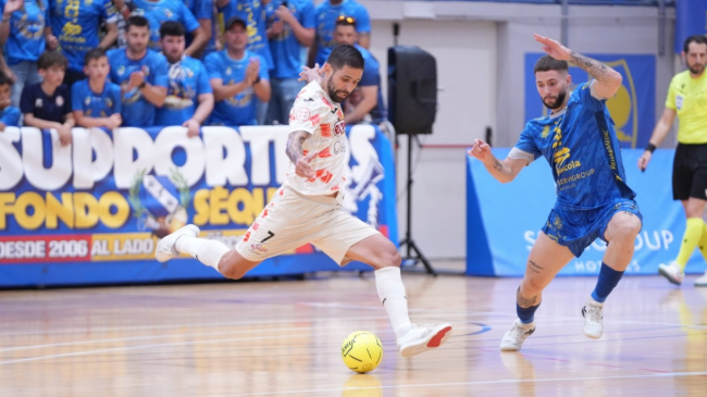 Felipe Valerio durante el primer partido de la eliminatoria. Felipe Valerio durante el primer partido de la eliminatoria.