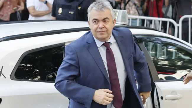 Santos Cerdán, a su llegda al Tribunal Supremo. Santos Cerdán, a su llegda al Tribunal Supremo.
