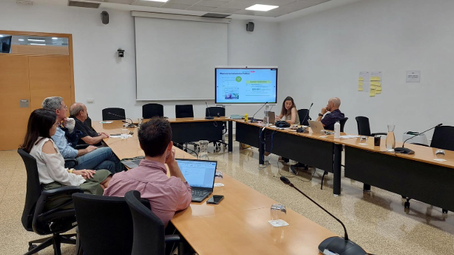 Reuni&oacute;n del grupo de trabajo regional del proyecto europeo Biowind celebrada recientemente.