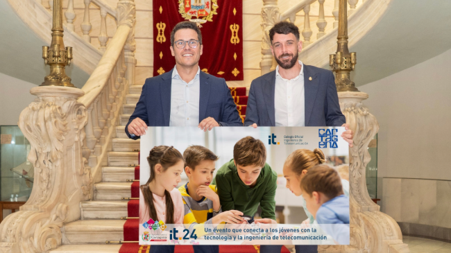 Hackathon de 24 horas organizado por el Ayuntamiento y el Colegio Oficial de Ingenieros de Telecomunicaciones. Hackathon de 24 horas organizado por el Ayuntamiento y el Colegio Oficial de Ingenieros de Telecomunicaciones.
