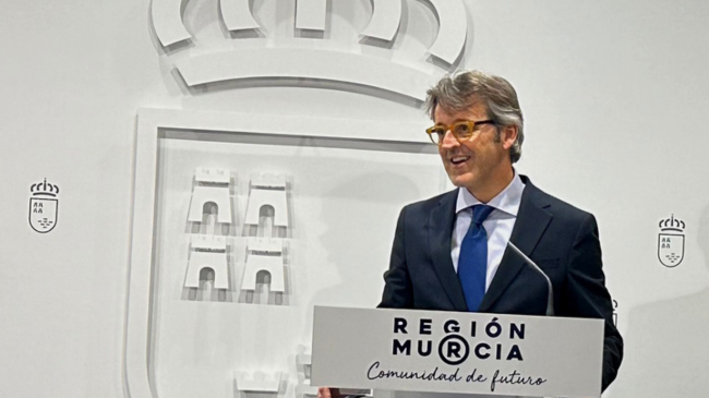 El consejero de Economía, Hacienda, Fondos Europeos y Transformación Digital, Luis Alberto Marín | CARM El consejero de Economía, Hacienda, Fondos Europeos y Transformación Digital, Luis Alberto Marín | CARM
