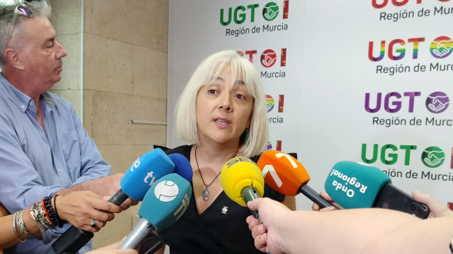 Paqui S&aacute;nchez, nueva Secretaria general de UGT Regi&oacute;n de Murcia, respaldada por el 93,71% al Congreso Regional.