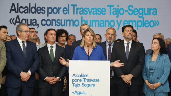 Noelia Arroyo defiende el Trasvase Tajo-Segura.