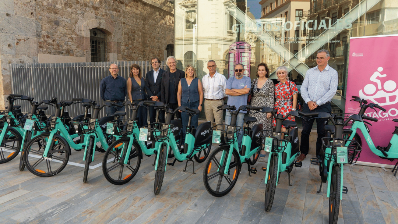 El nuevo servicio municipal de bicicletas eléctricas inicia su despliegue en Cartagena