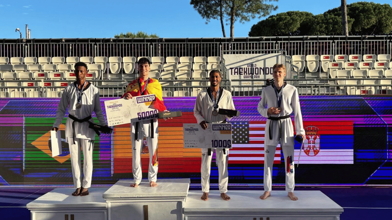 Dos ciudades, diez combates y dos oros: la hazaña de Juan Antonio Milán en la élite mundial del taekwondo