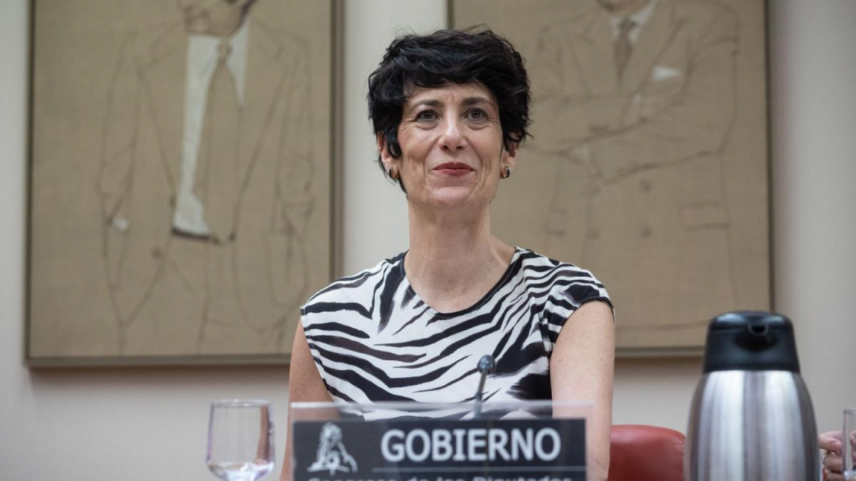 La ministra de Inclusi&oacute;n, Seguridad Social y Migraciones y portavoz del Gobierno, Elma Saiz.