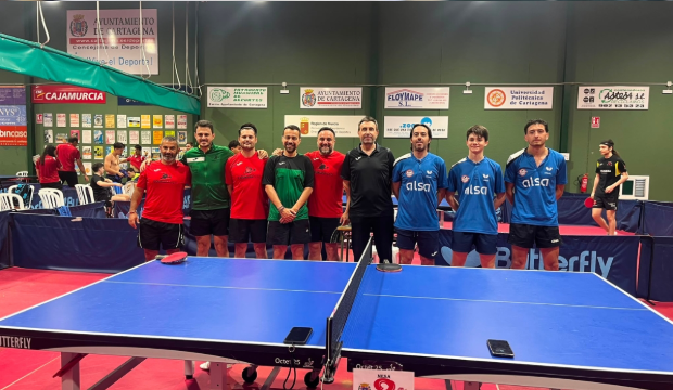 Doble ascenso para el tenis de mesa cartagenero