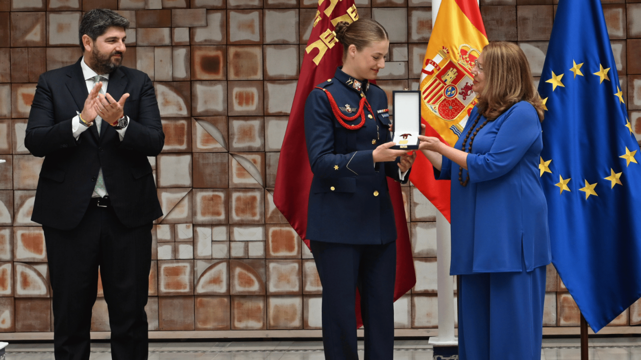 La Princesa Leonor recibe la Medalla de Oro de la Asamblea Regional de Murcia
