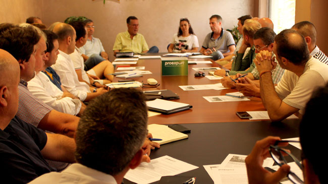 Reuni&oacute;n en Proexport de los productores de espinaca