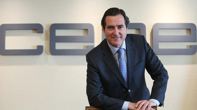 Antonio Garamendi, presidente de la CEOE