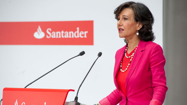 Ana Bot&iacute;n, presidenta del Santander