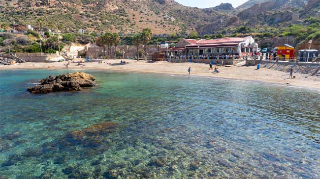 La playa de Cala Cortina es una de las que obtienen la 'Marca S'
