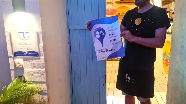 Uno de los establecimientos adheridos al programa 'Servicio Responsable'