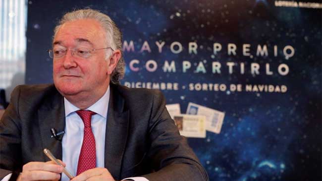 Jes&uacute;s Huerta, presidente de Loter&iacute;a