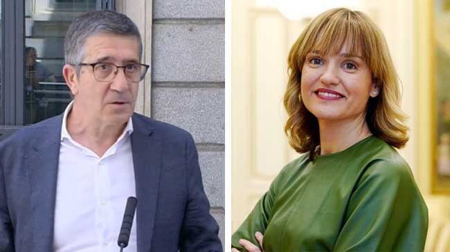 Patxi L&oacute;pez y Pilar Alegr&iacute;a