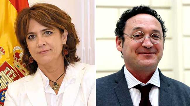 Dolores Delgado y &Aacute;lvaro Garc&iacute;a Ortiz