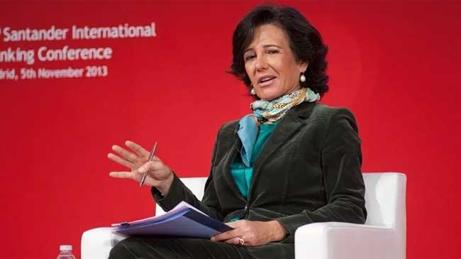 Ana Patricia Bot&iacute;n, presidenta del Banco Santander