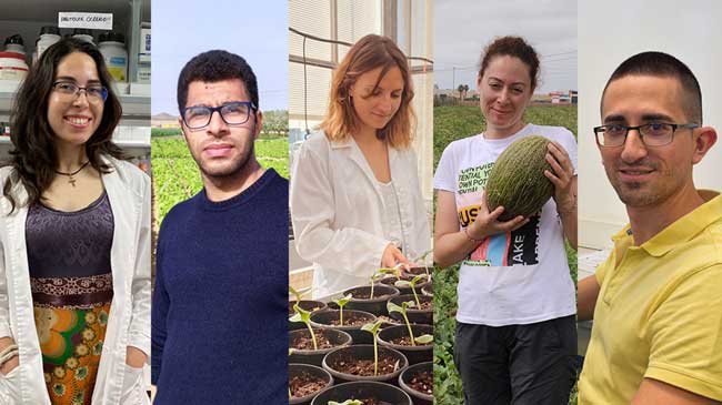 Jessica Cuartero, Abdelmalek Temnani, Pilar Rabad&aacute;n, Irene Ollio y Alberto Gila