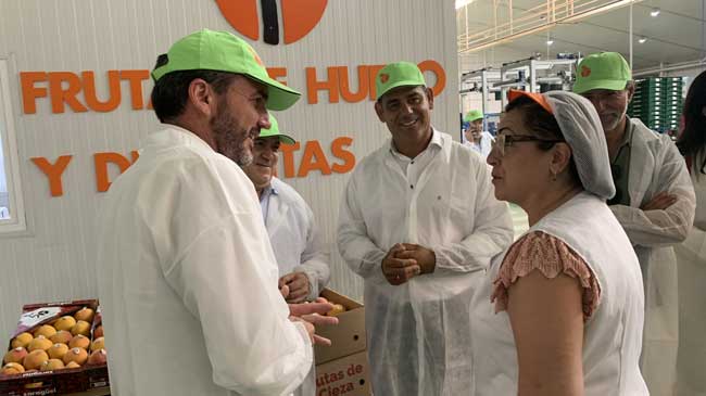Antonio Luengo, esta ma&ntilde;ana en la cooperativa Thader Cieza