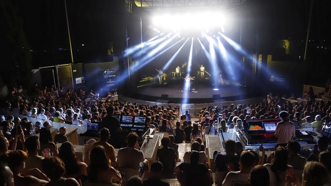 Imagen de un concierto de la 27 edici&oacute;n de La Mar de M&uacute;sicas de Cartagena
