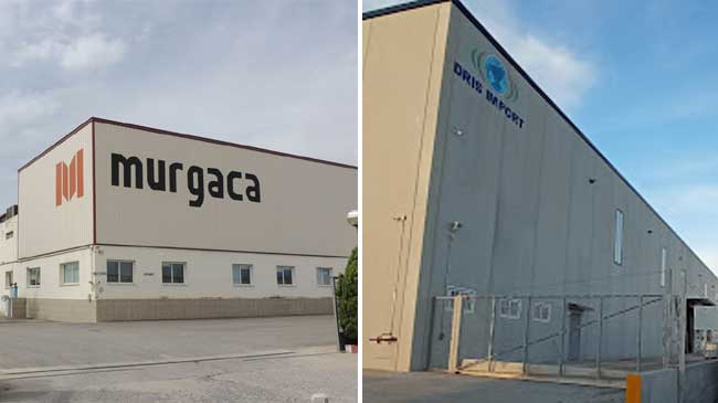Fachadas de Murgaca, en Balaguer (L&eacute;rida), y Dris Import, en Cartagena